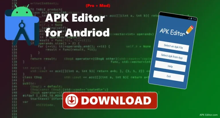 Download APK Editor Pro